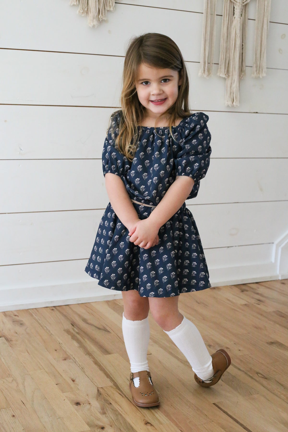 Damask Top + Skort Set