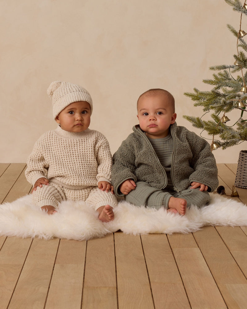 Ivory Chunky Knit Sweater