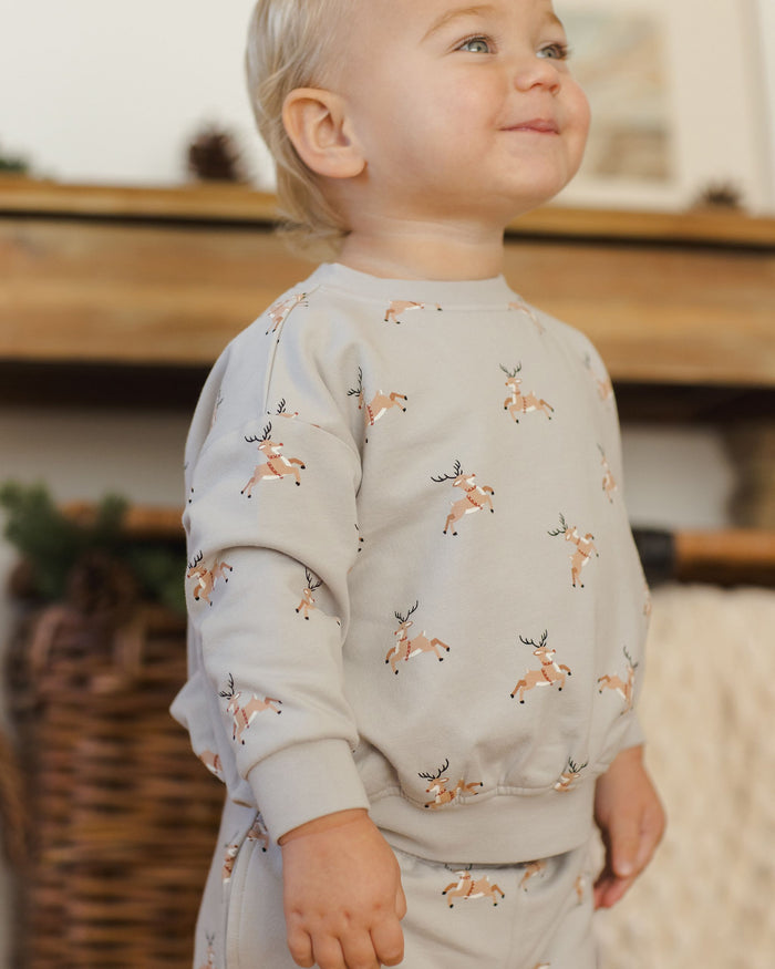 Reindeer Fleece Sweatshirt