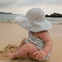 Shore Stripe Rosalie Seersucker Bubble Romper