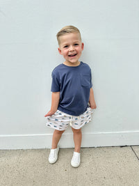 Retro Banner Bamboo Everyday Shorts