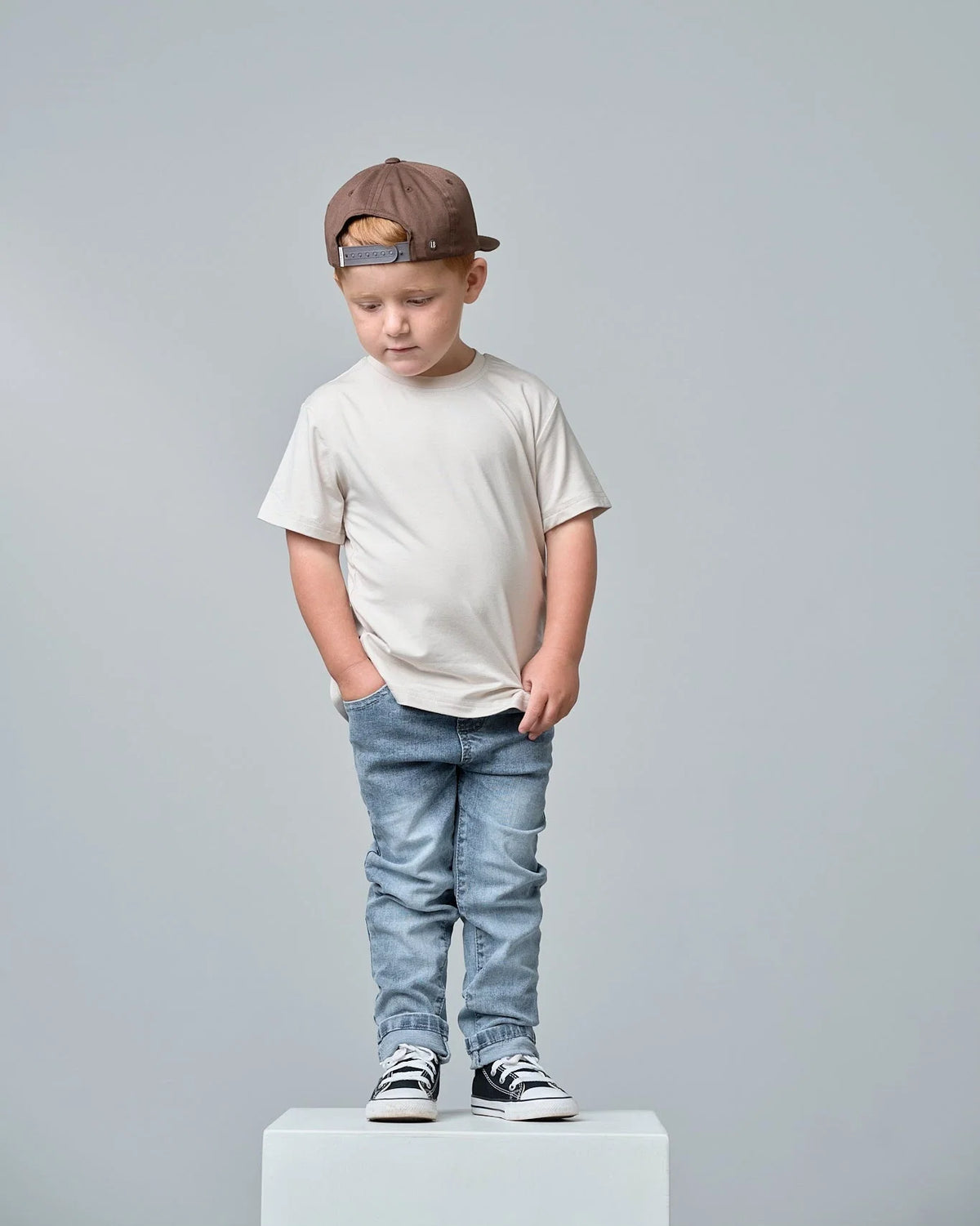 Cream Bamboo Tee