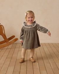 Forest Velour Dress