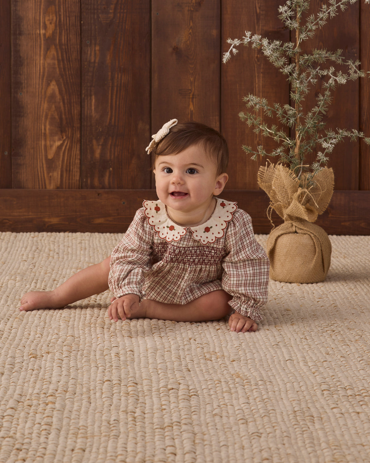 Christmas Plaid Callie Romper