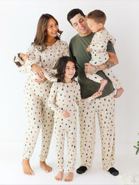 Reindeer Forest Bamboo Zip Romper