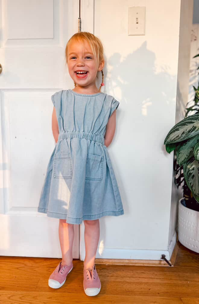 Ocean Denim Mini Dress