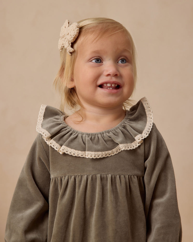 Forest Velour Dress