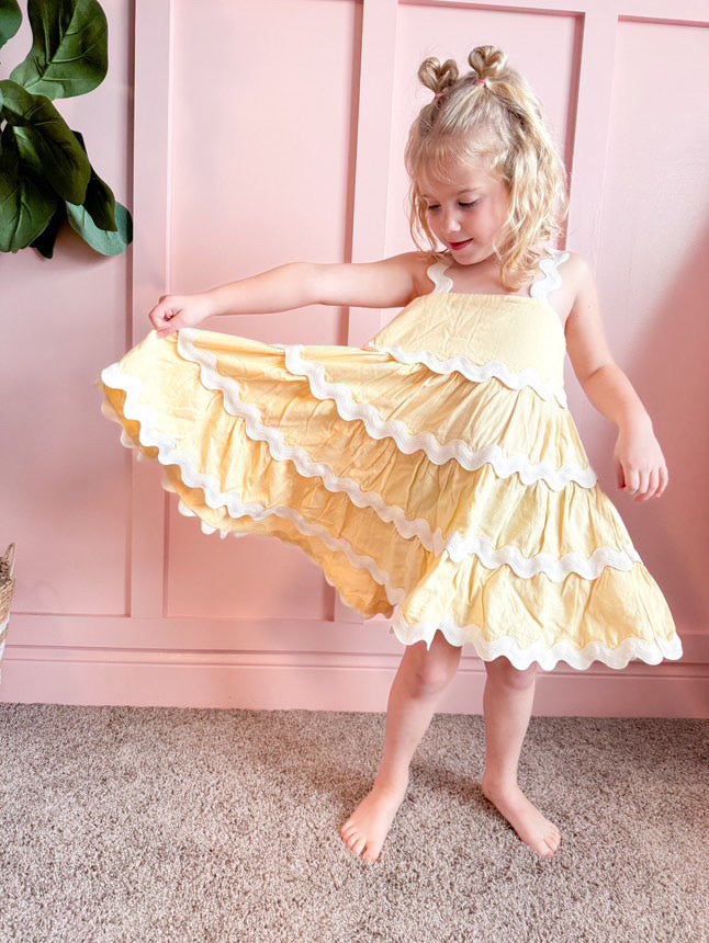 Yellow Ric Rac Dress