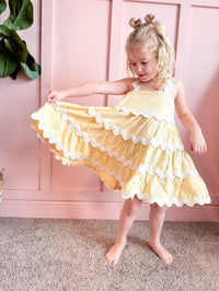 Yellow Ric Rac Dress