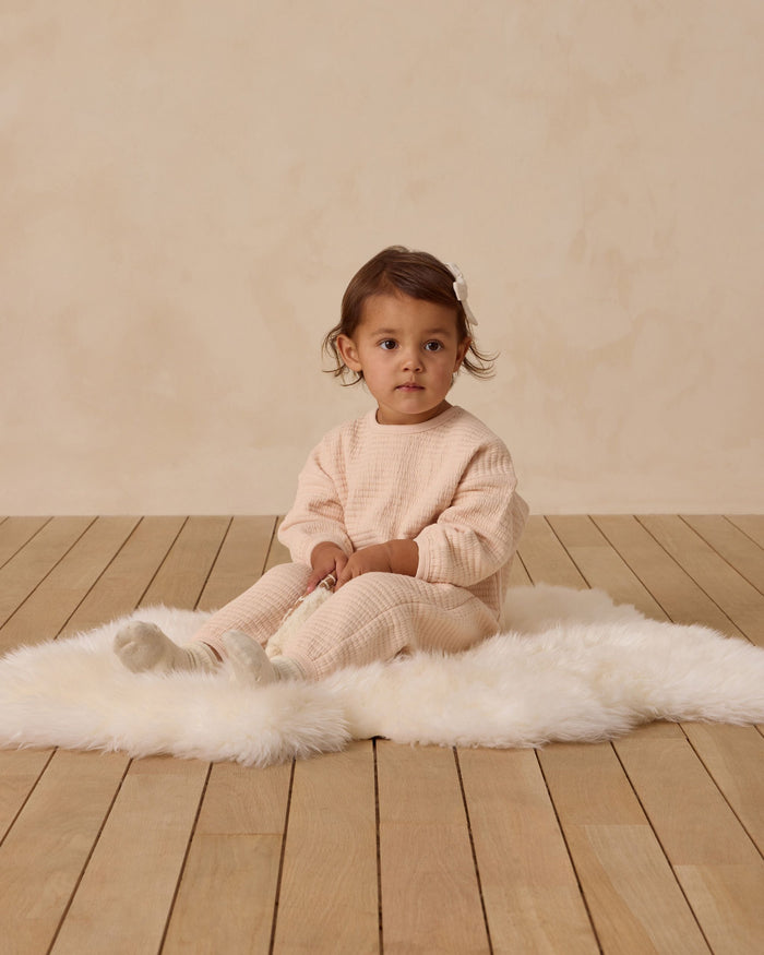 Antique Textured Sweat Set