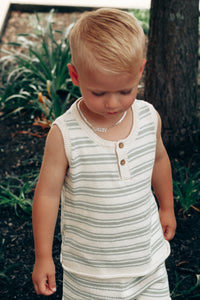 Sage Stripe Taylor Knit Set