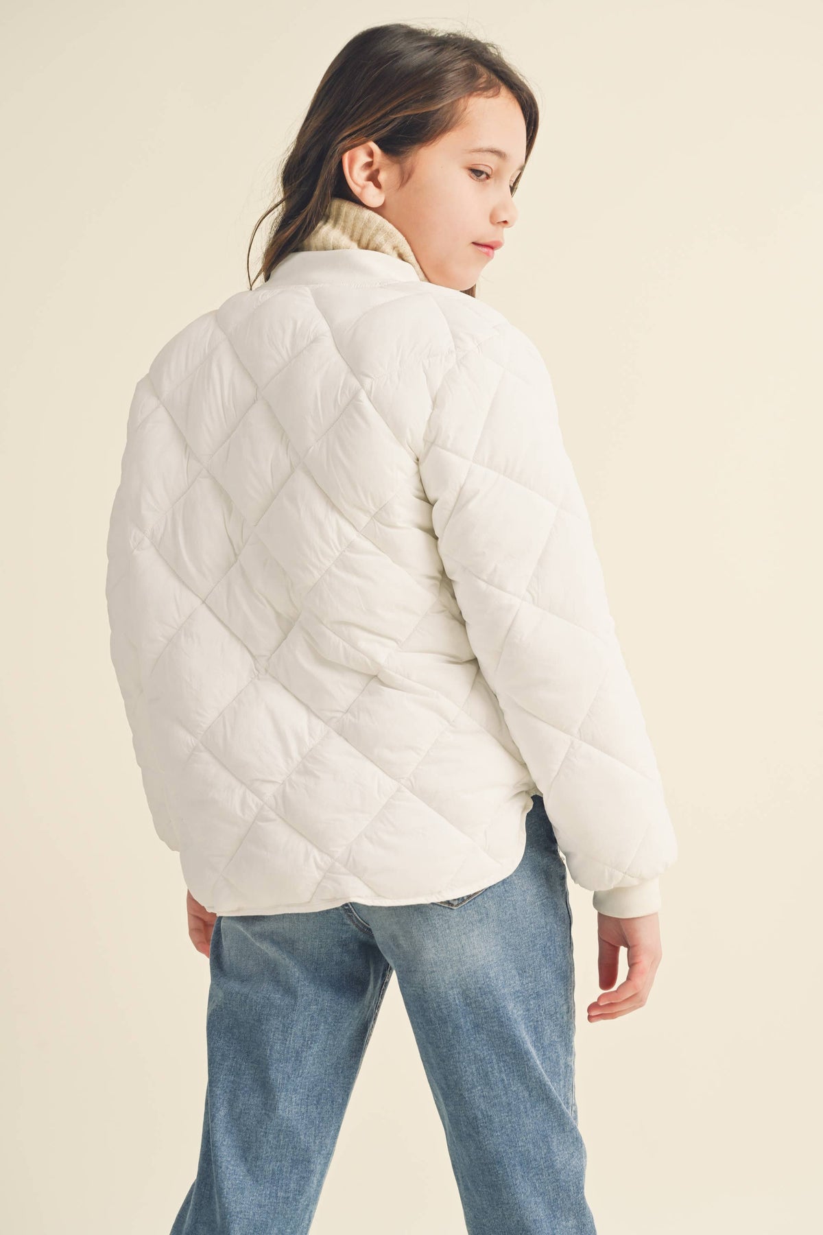 Tween Sage Quilted Jacket