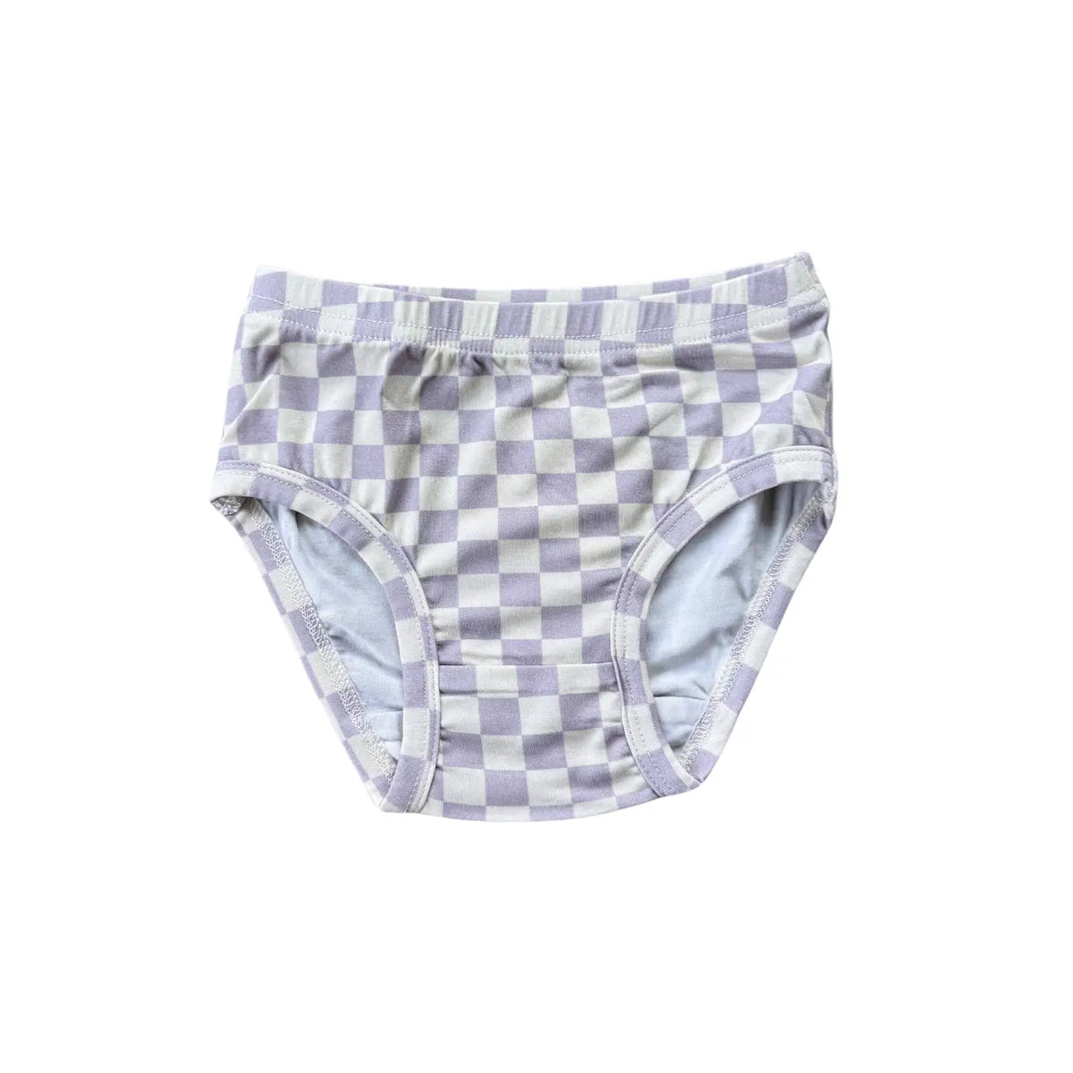Lavender Checkered Bamboo Underwear
