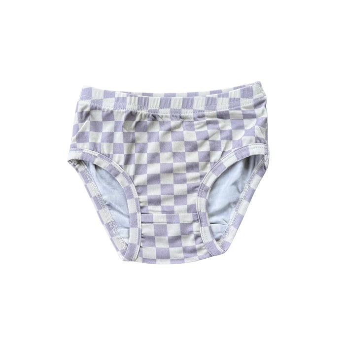 Lavender Checkered Bamboo Underwear
