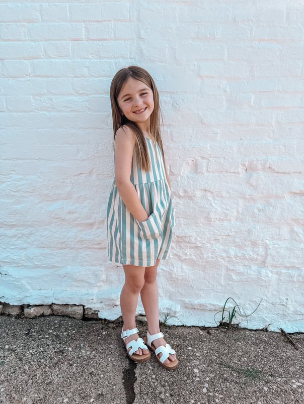 Ocean Stripe Dani Romper