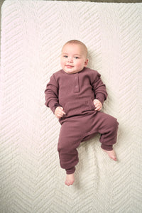 Huckleberry Waffle Romper