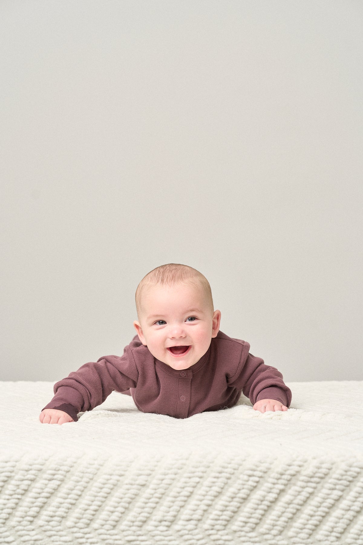 Huckleberry Waffle Romper