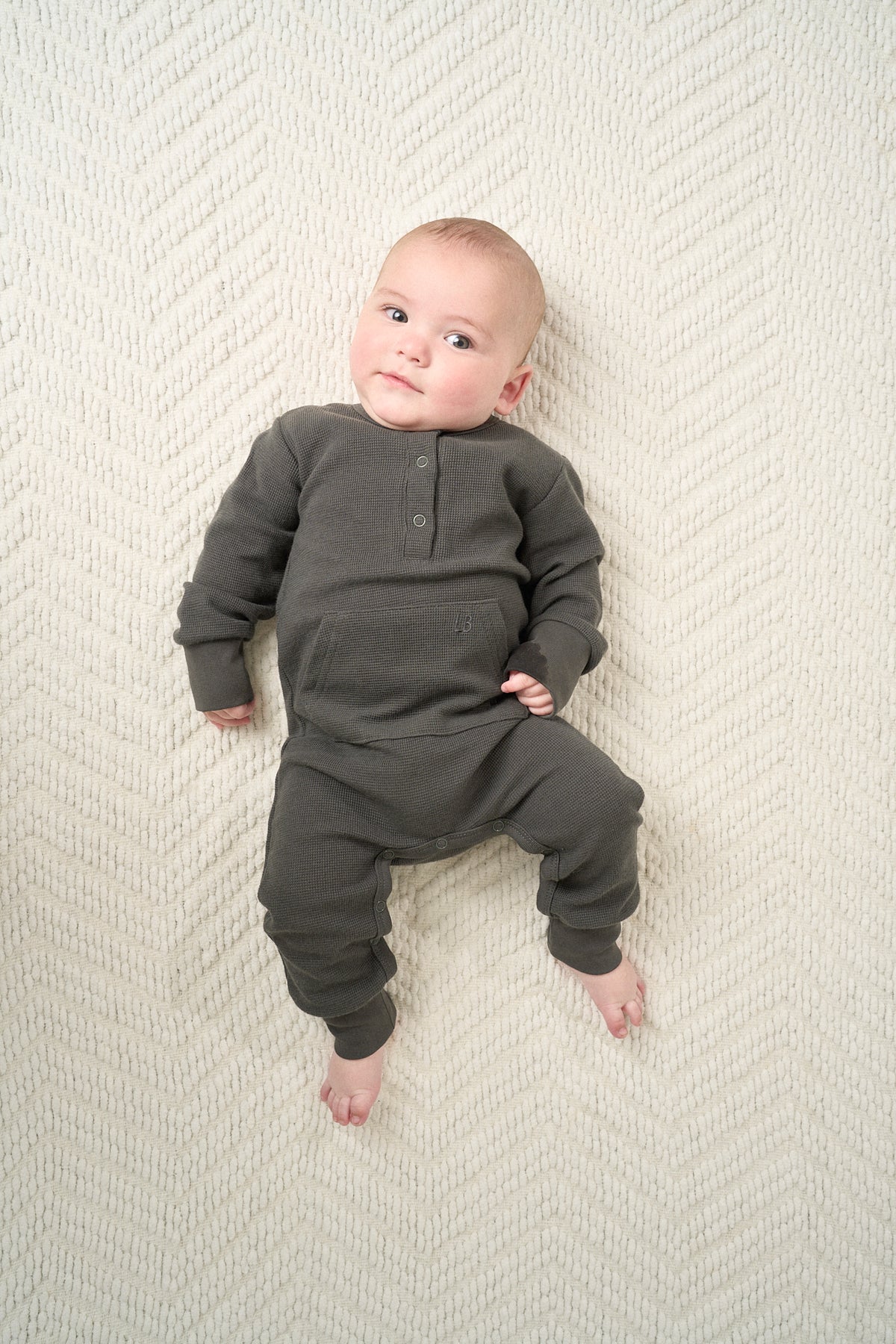 Shadow Waffle Romper