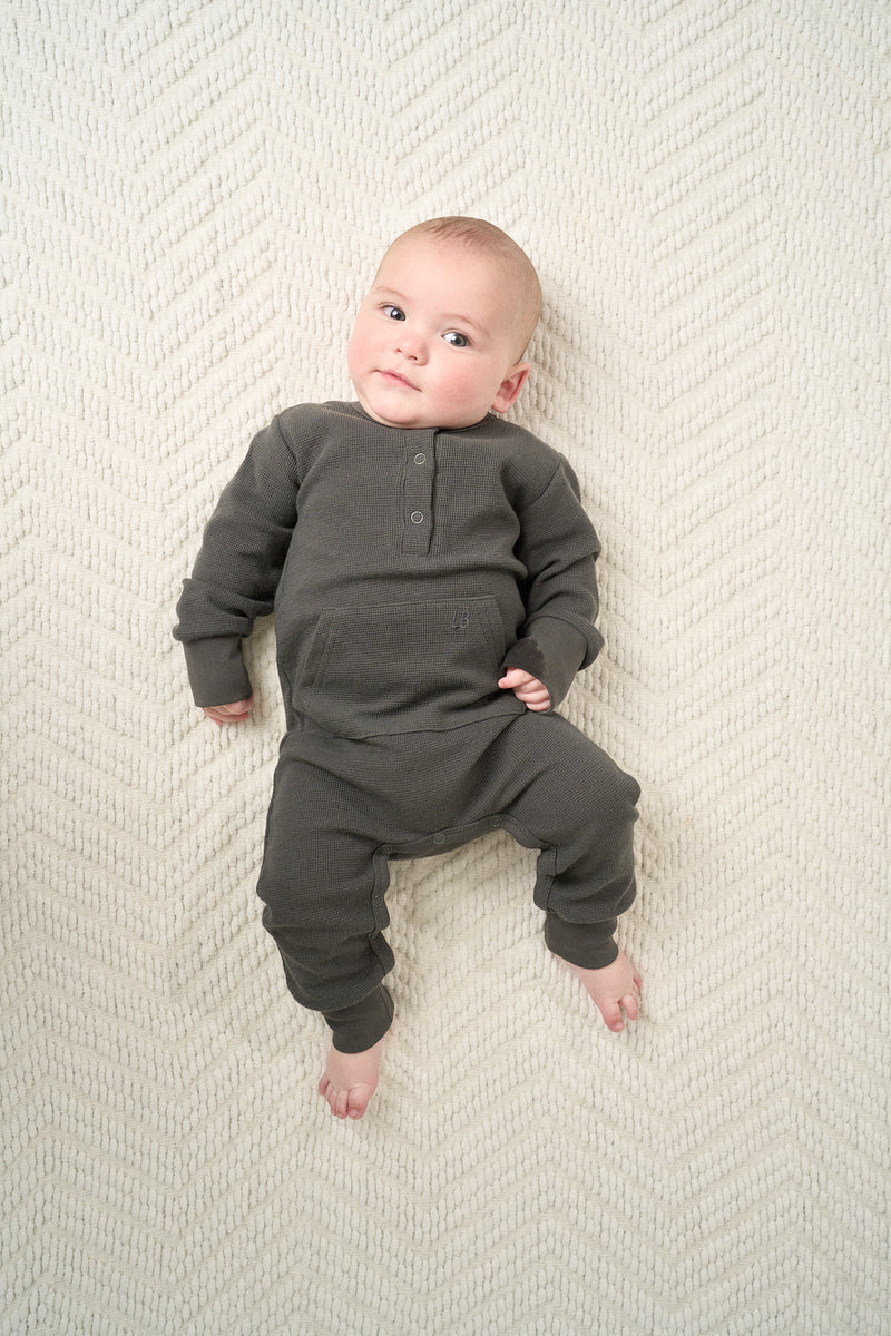 Shadow Waffle Romper