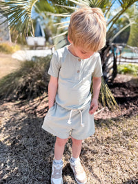 Seagrass Bamboo Henley Shirt