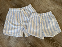 Blue Stripe Swim Trunk