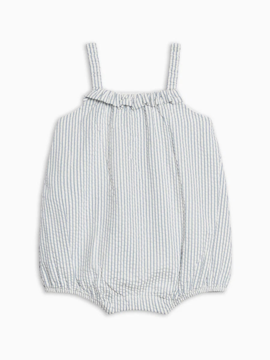 Shore Stripe Rosalie Seersucker Bubble Romper