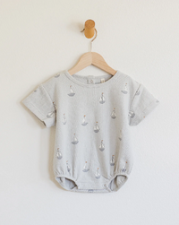 Sailboats Relaxed Bubble Romper