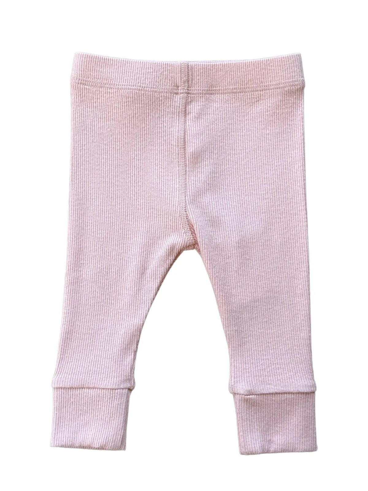 Misty Rose Ribbed Legging