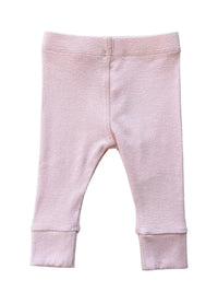 Misty Rose Ribbed Legging