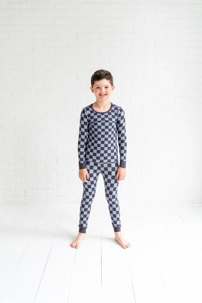Stone Checker Pajama Set
