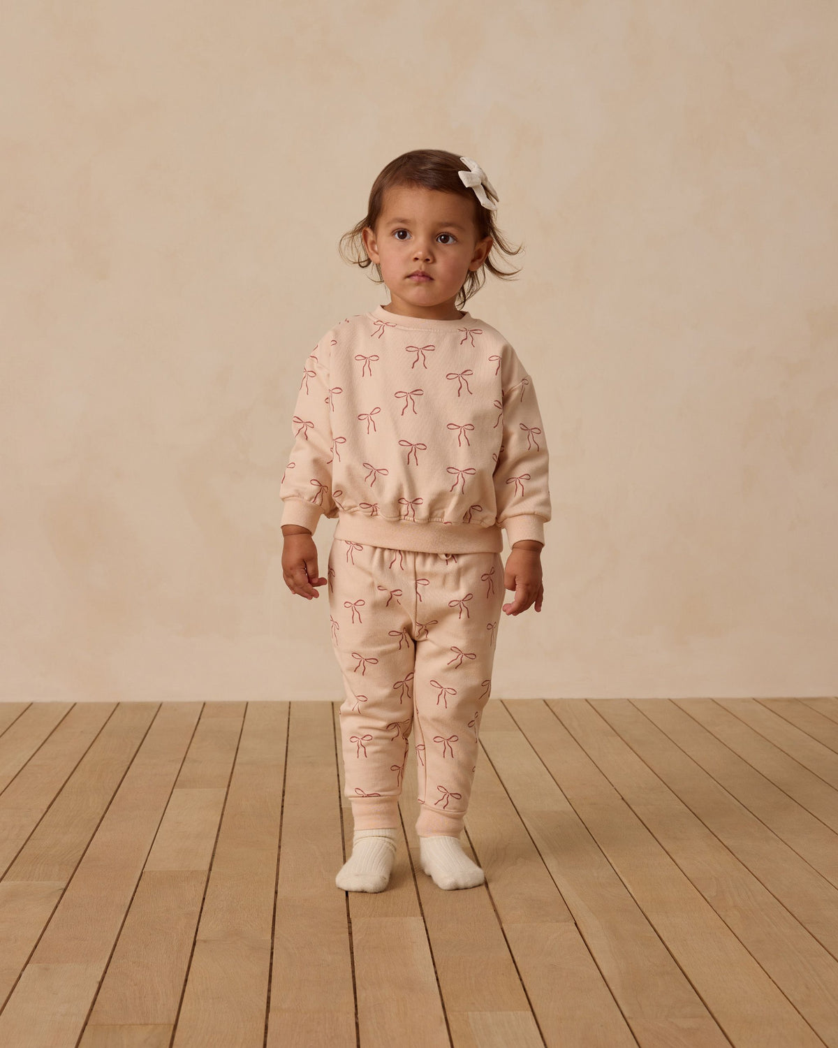 Red Bows Fleece Sweatpant