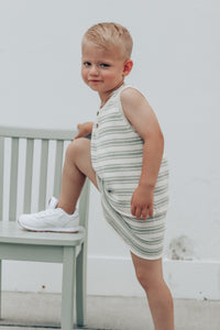 Sage Stripe Taylor Knit Set