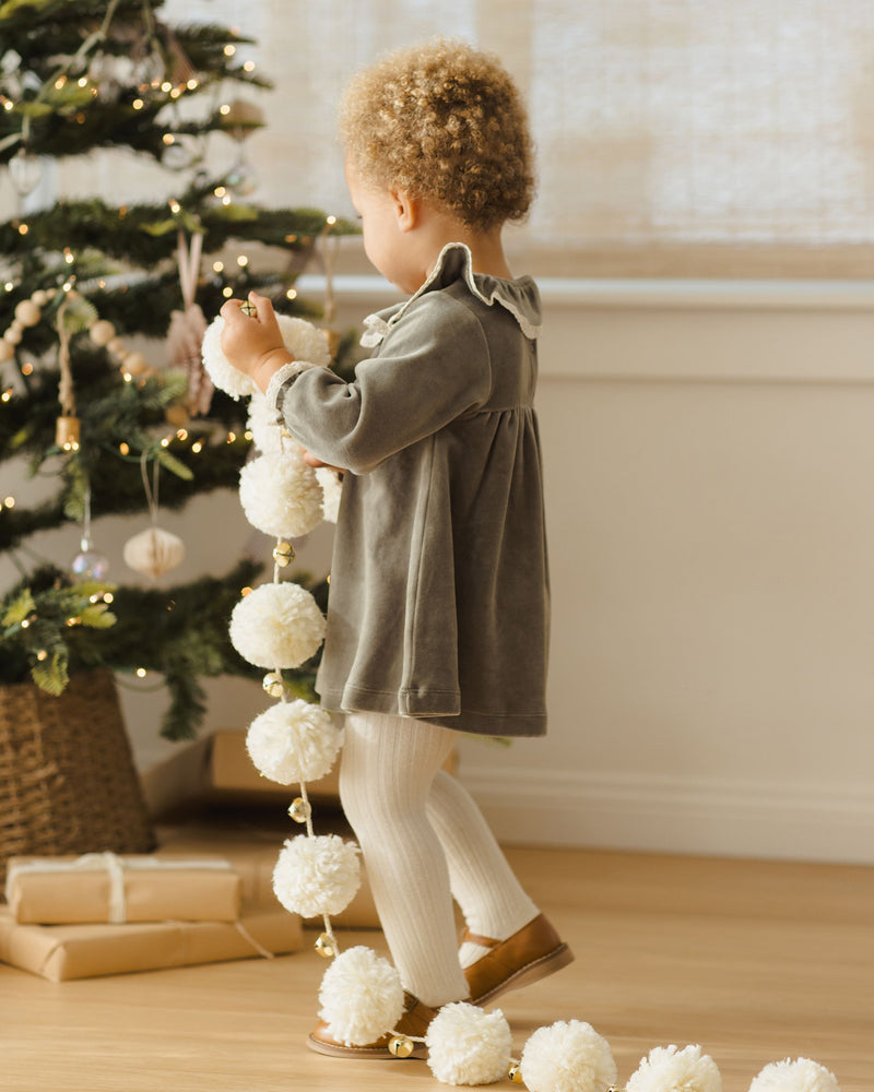 Forest Velour Dress