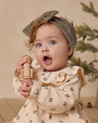 Holly Berry Velour Romper