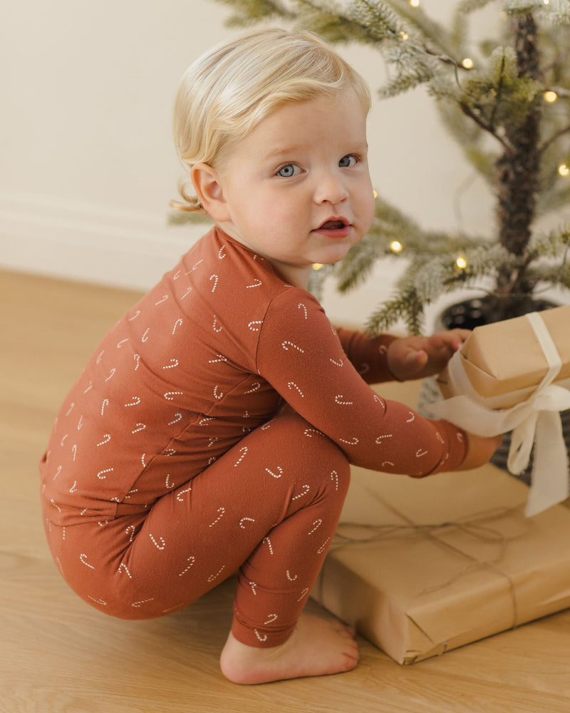 Candy Canes Bamboo Pajama Set