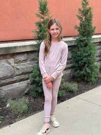 Lavender Ribbed Bamboo Long Sleeve