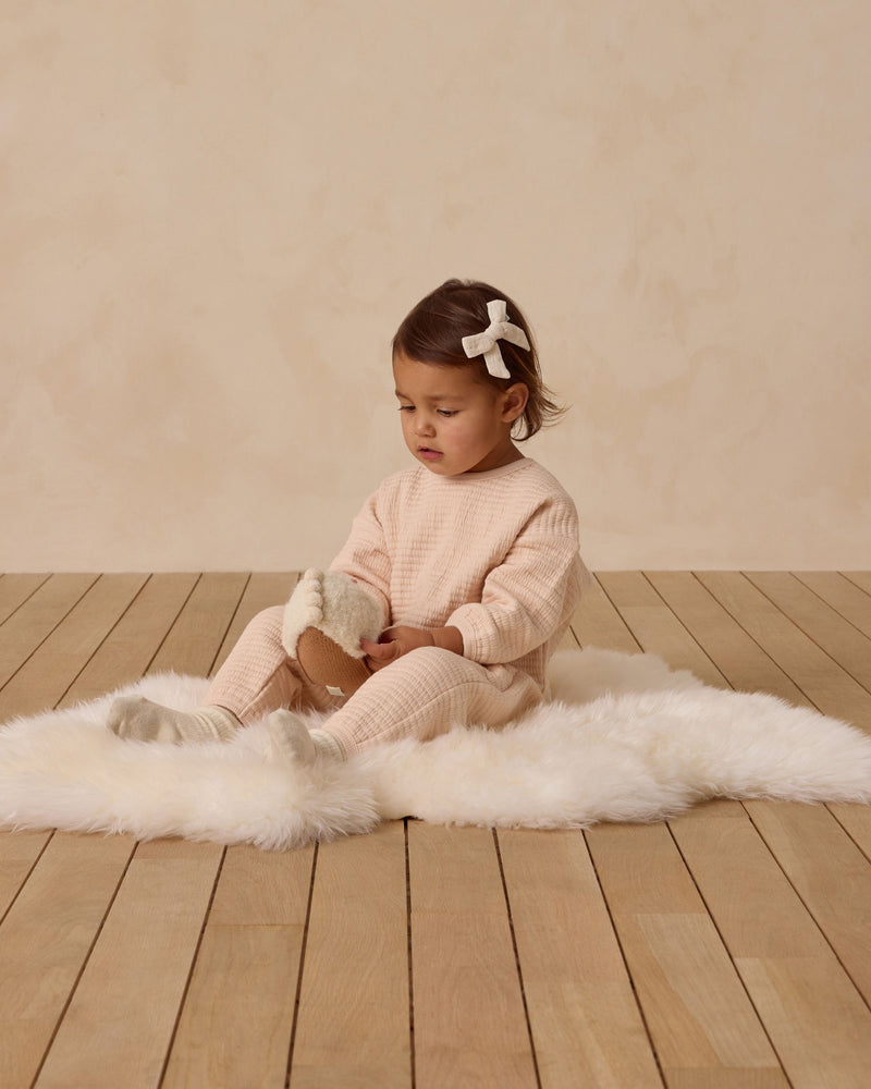 Antique Textured Sweat Set