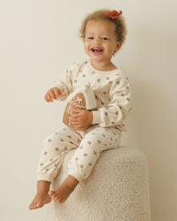 Holly Berry Velour Sweatpant