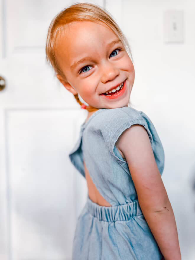 Ocean Denim Mini Dress