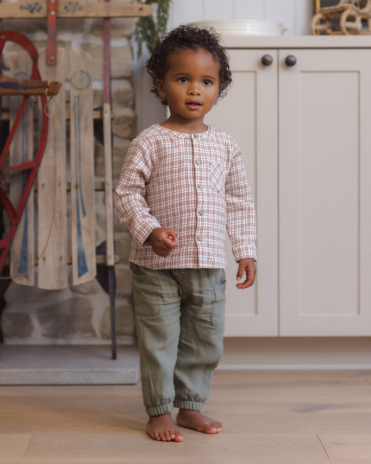 Christmas Plaid Milo Shirt