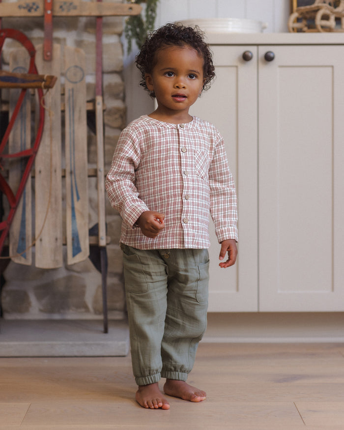Christmas Plaid Milo Shirt