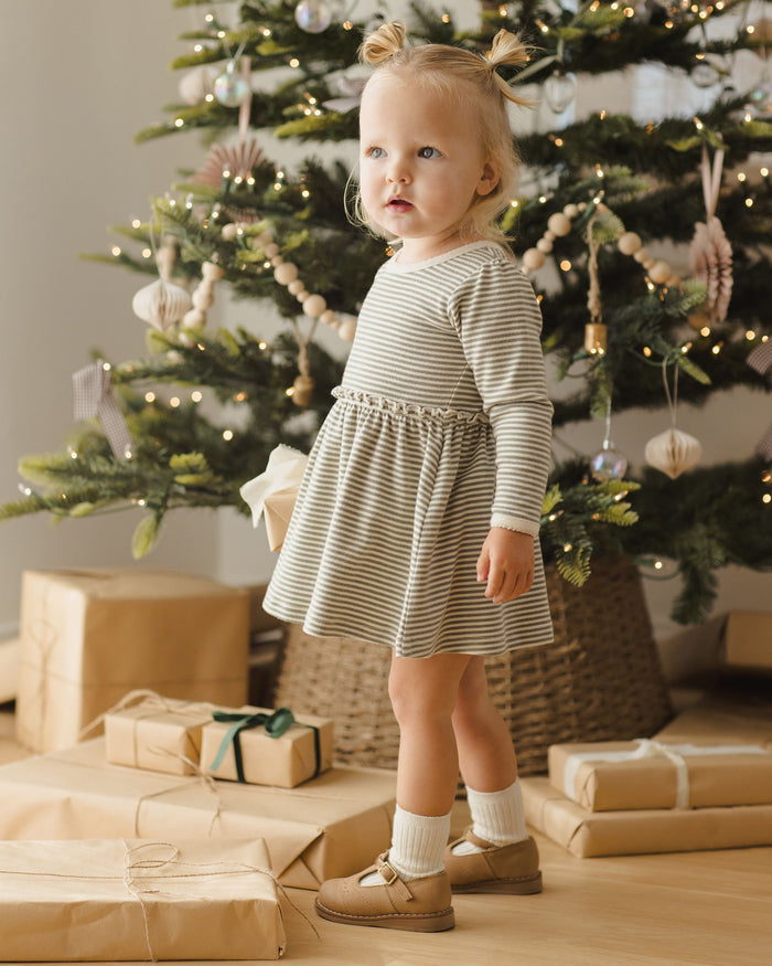 Forest Stripe Alda Dress