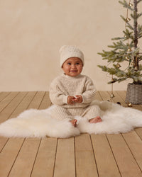 Ivory Chunky Knit Sweater