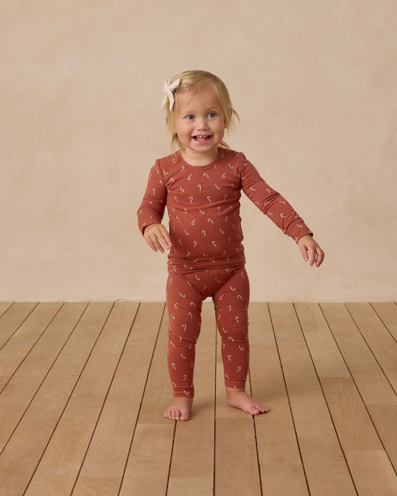 Candy Canes Bamboo Pajama Set