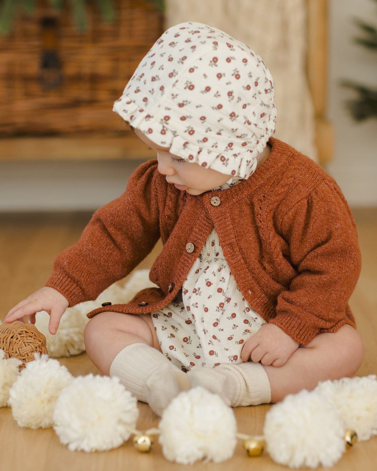 Cranberry Holly Cardigan