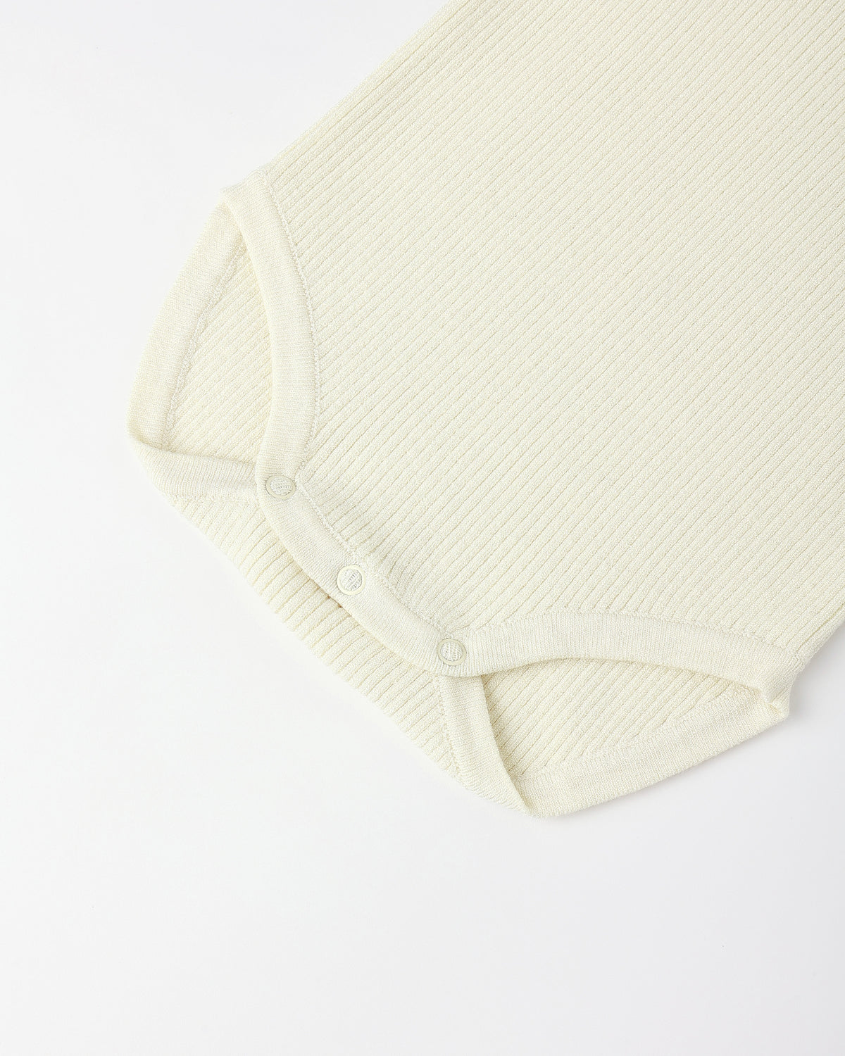 Natural Ruffle Collar Bodysuit
