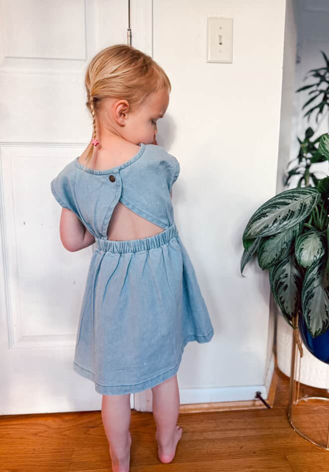 Ocean Denim Mini Dress