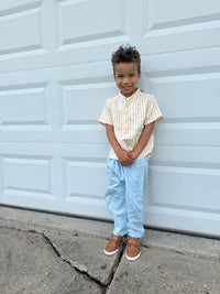 Marigold Stripe Mason Shirt
