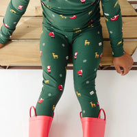 Santa Sleigh Bamboo Two-Piece Set