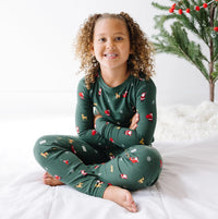 Santa Sleigh Bamboo Two-Piece Set